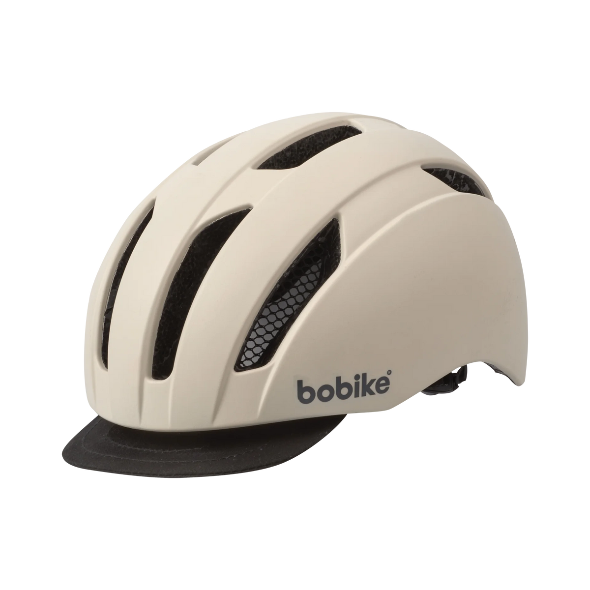 Bobike City Helmet Cream | beige cykelhjelm