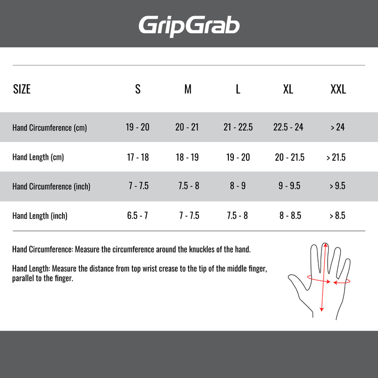 GripGrab Gloves Unisex Size S-XXL