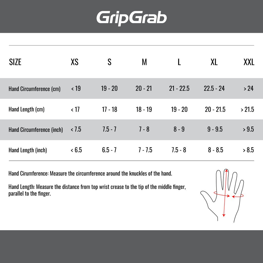 GripGrab Gloves Unisex Size XS-XXL