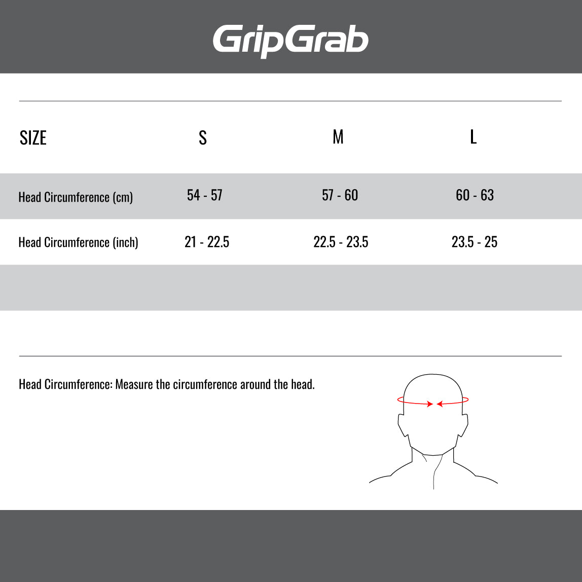 GripGrab Headwear Size S-L
