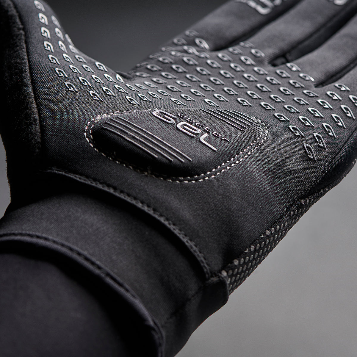 GripGrab Ride Windproof Glove Black | vindtæt overgangshandske cykling