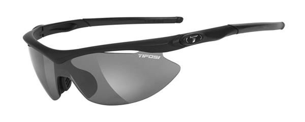 Tifosi Slip Matt Black Smoke Red Clear cykelbrille